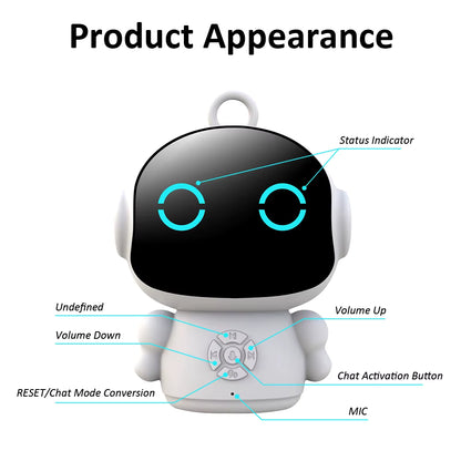 Smart AI Robot Toy – Interactive Voice & WiFi Learning for Kids